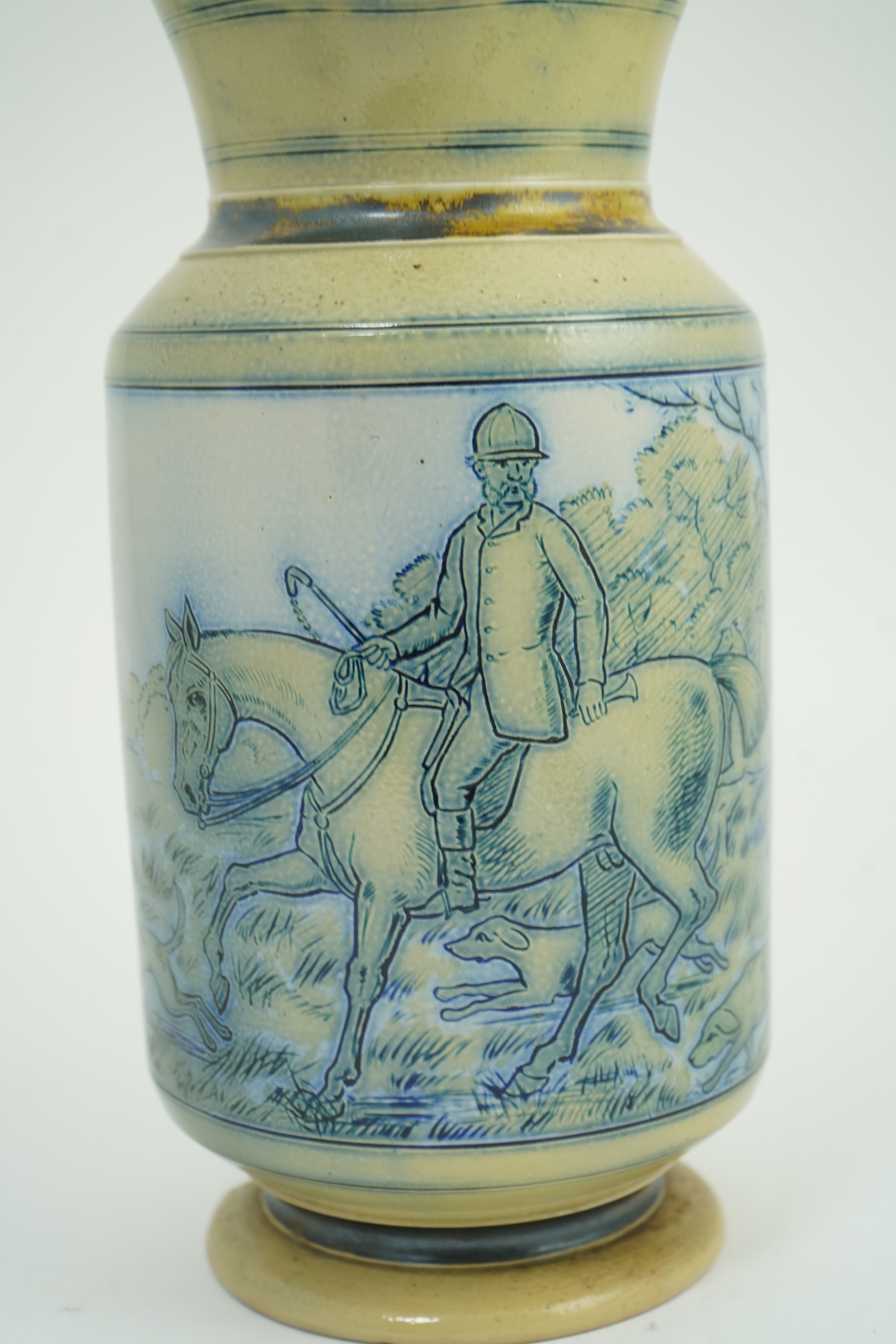 Robert Wallace Martin for Martin Brothers: A large stoneware ewer